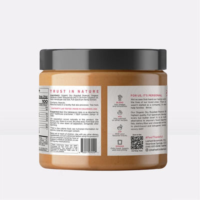 Creamy Peanut Butter: 750mg CBD / jar