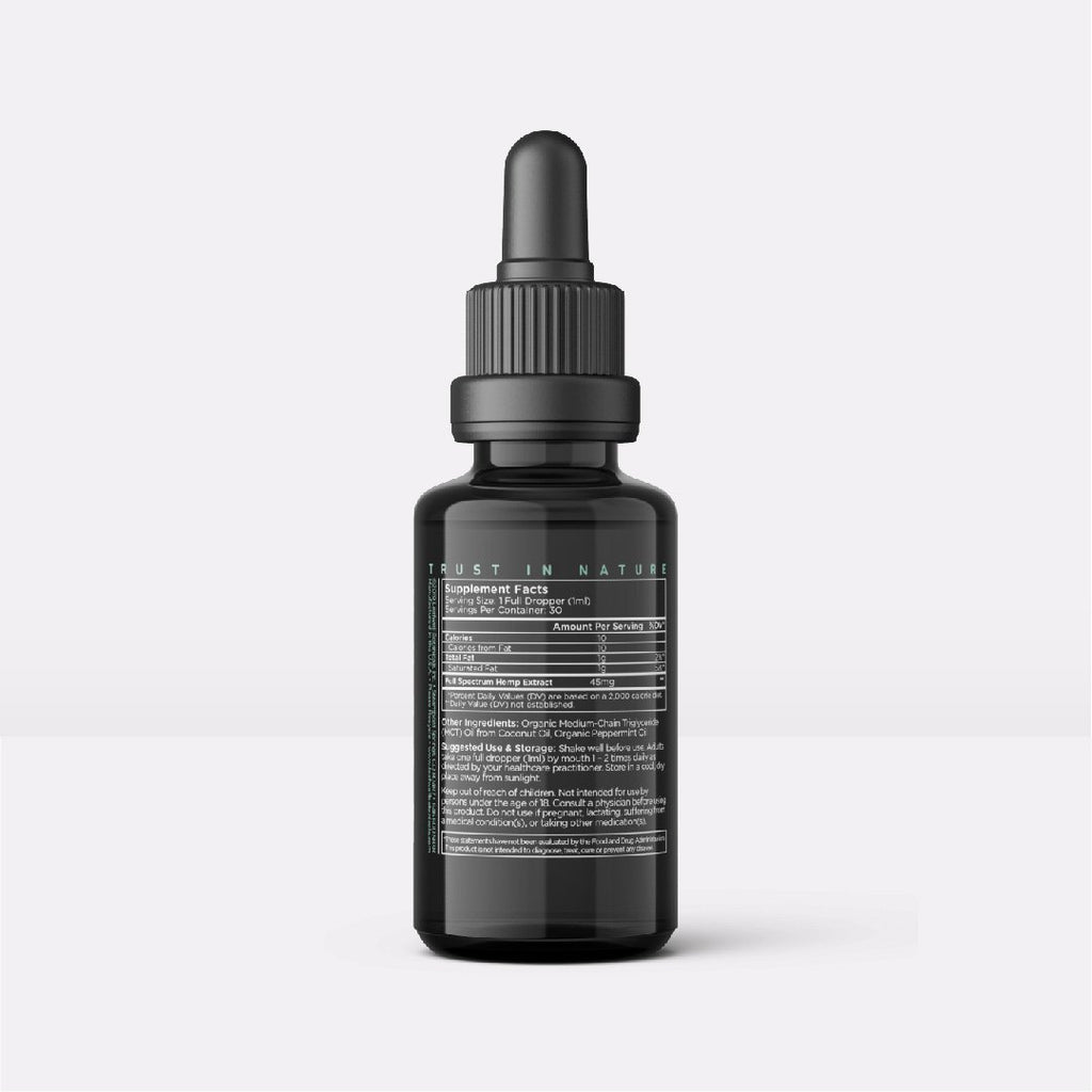 33mg CBD Tincture 1mL Full Spectrum – Leafwell Botanicals