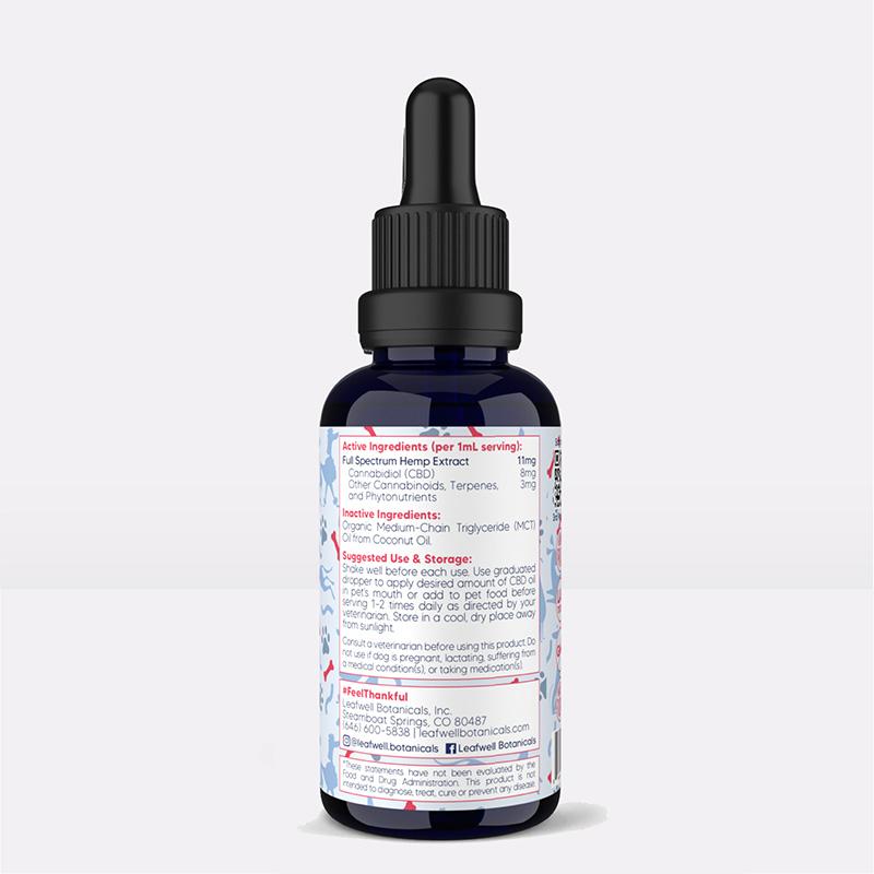 Small Pets: 8mg CBD / 1mL